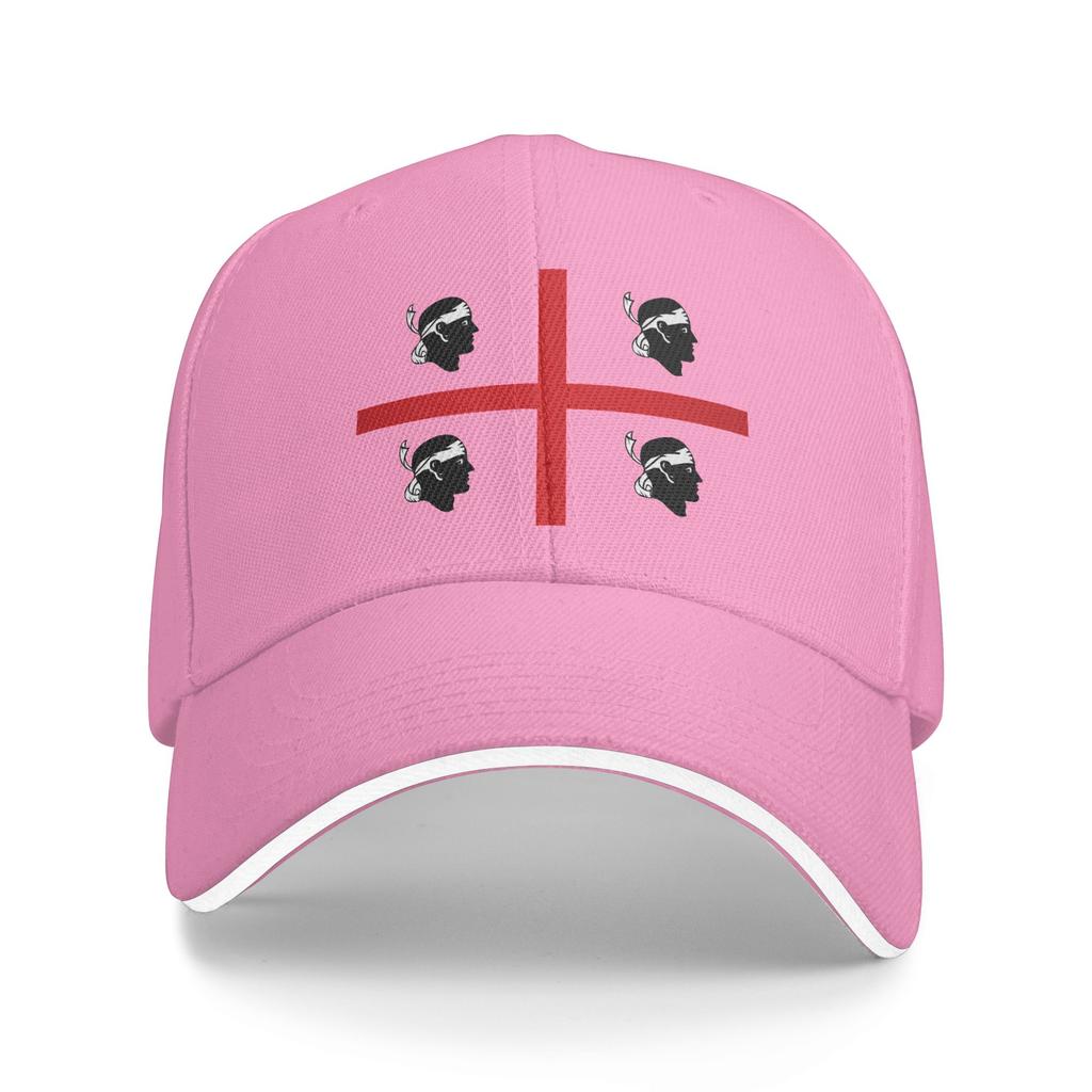 Custom Flag of Sardinia Baseball Cap Women Unisex Breathable Italy Sardegna Mori Dad Hat Streetwear