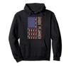 Union Plumber US Wrench Hoodie Flag, Red, White, Blue,