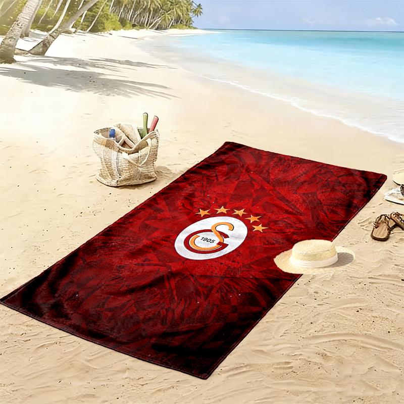 Пляжное полотенце Galatasaray SK, Обязательный атрибут для любого идеального путешествия, Идеальный подарок на день рождения, праздник для семьи и друзей