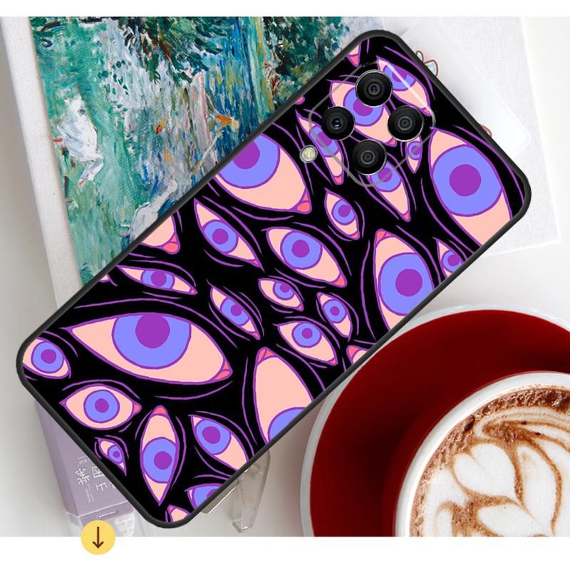 Eyes Pattern Case For Samsung Galaxy M54 M23 M20 M32 M52 M56 M16 M36 M34 M14 M35 M55 M15 M11 M31 M13 M53
