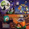 YZYVIOW Halloween Assembly Blocks Set Pumpkin Ghost Witch Fully Compatible with Mainstream Brand Blocks Halloween Presents Girl Boy for Children Toys