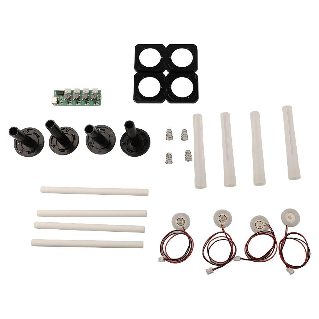 4 Head Atomizer DIY Humidifier Kit Easy To Apply Easy To Assemble Long Working Life Power On The Spray For Home Use