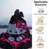 1pc Hello Kitty Cartoon Themed Blanket, Seasonal Home Decorative Throw Blanket, Living Room, Travel, Camping, Car Blankets, Beach, Office Naps, Perfec