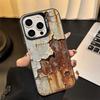 Креативный чехол для телефона с узором под старинную ржавчину для iPhone 17 16 15 14 13 12 11 Pro/ Max/Plus противоударная задняя крышка