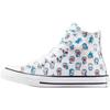 Doraemon X Chuck Taylor All Star EasyOn High PS Allover Doraemon Print Kids Sneakers White Hawaiian-Ocean Black A15793C