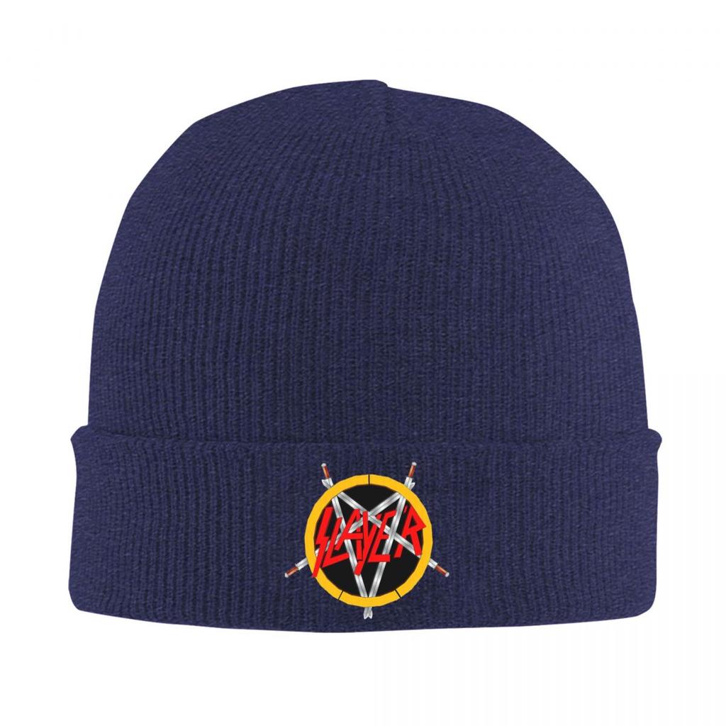 Slayers Logo Warm Knitted Cap Fashion Bonnet Hat Autumn Winter Outdoor Beanies Hats for Unisex Women Adult