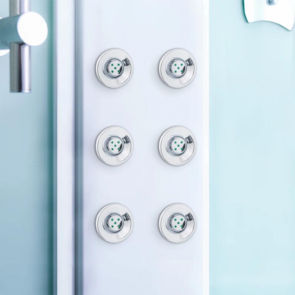 6 шт./лот Распылительная насадка Гидравлический Акупунктурный Массаж Водосберегающая душевая лейка Струи Душевая кабина Аксессуары для комнаты Ванная комната