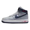 Nike Женские кроссовки Air Force 1 High New England Patriots серые, волчьи-серые, темно-синие, DZ7338-001