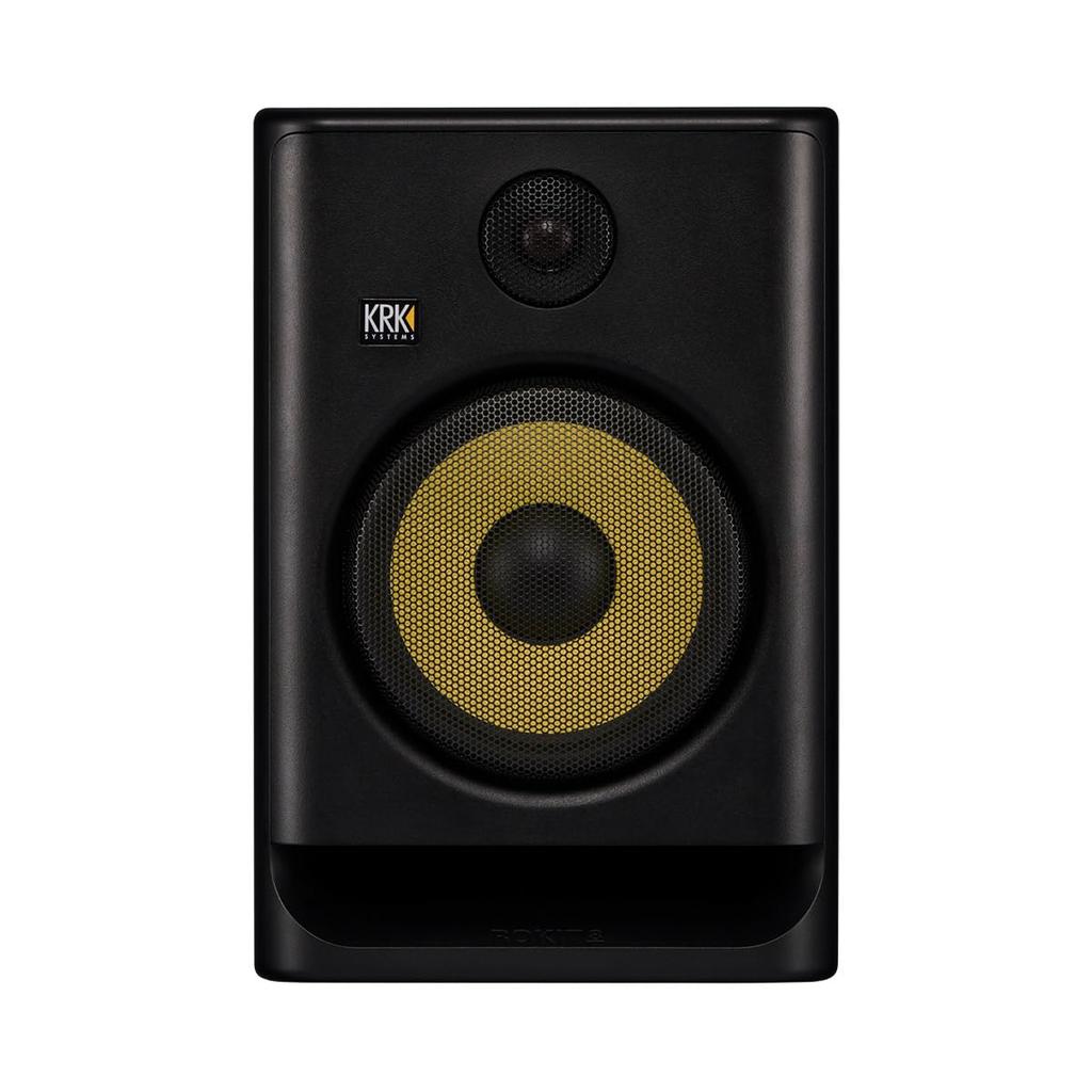 KRK KRK ROKIT Series Aramid Fiber Woofer Silk Dome Tweeter Class D Amplifier Near Field Monitor Speaker RP8G5 Kevlar® 8" 1" Built-in Bi-amp (1 Piece)