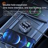 FM-трансмиттер с поддержкой Bluetooth для автомобиля, беспроводной радиоадаптер QC3.0 и PD30W, музыкальный плеер, громкая связь