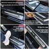 BBJW3 For BMW 5 Series G60 2024-2025  Car Threshold strips, welcoming steps  stainless steel guard plates texture car interior supplie