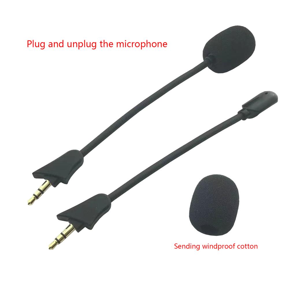 Lightweight Headset Microphones for ATH-GDL3 ATH-GL3 Gaming Headsets Game Microphones with Sponge Cover Easy To Install