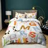 Top Milk Cow Duvet Cover King Queen Size Cute Cartoon Cows Bedding Set For Kids Farmhouse Rustic Animal Polyester Quilt Cover