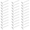 30pcs Supermarket Hook Iron Grid Shelf Hook Jewelry Display Shelf Hook 3.5mm Thickness20cm / 7.9in