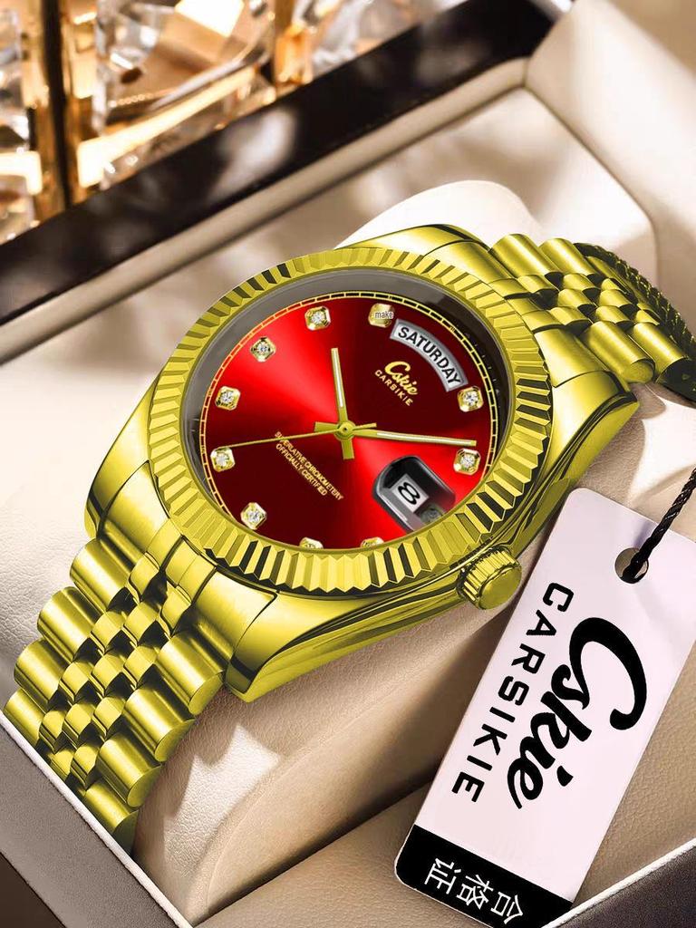 Швейцарский бренд Ультратонкие Мужские Стальные Бизнес-Часы - Высококлассный Водонепроницаемый Дизайн