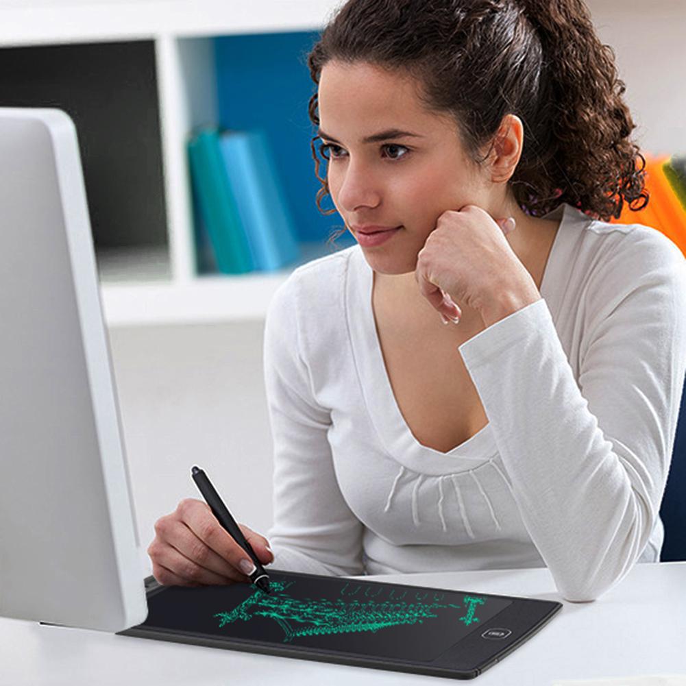 10 Inch LCD Writing Pad Erasable Reusable Electronic Writing Drawing Doodle Board with Stylus for Kids Adults Blue