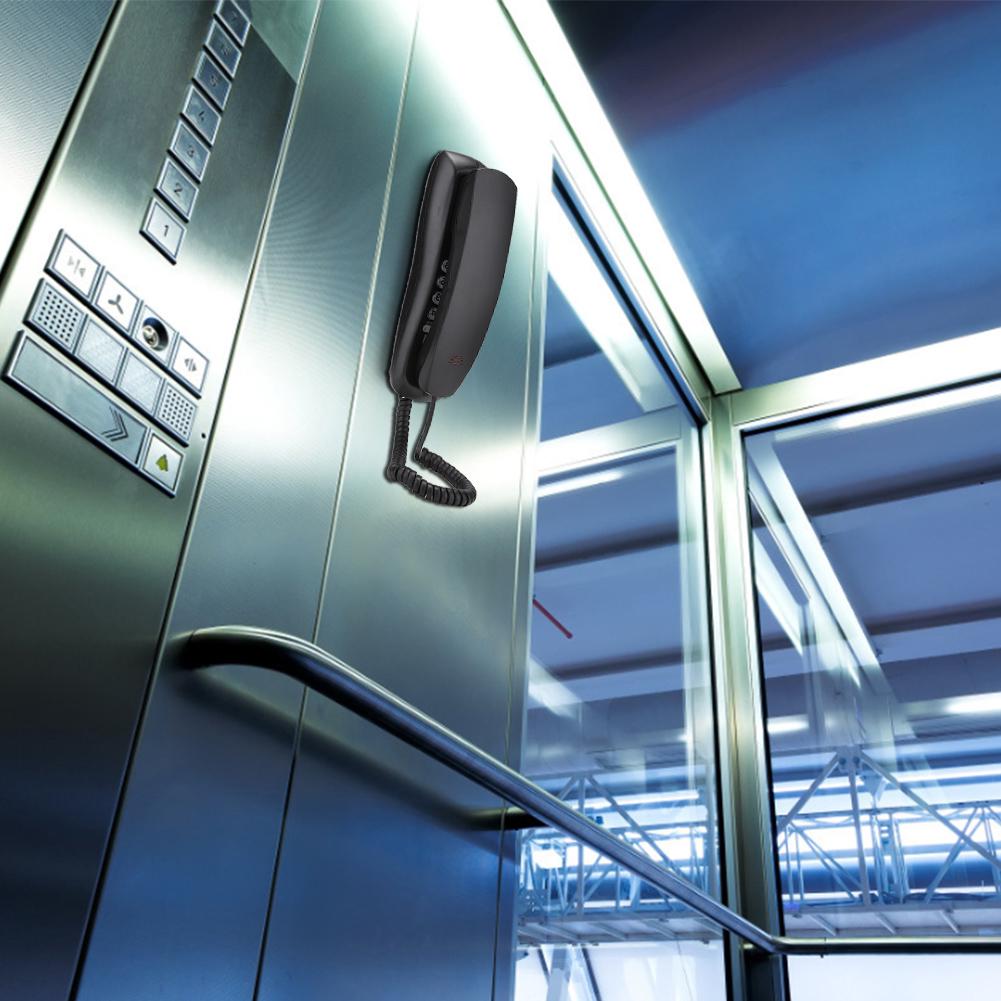 KX T628 Black for English Wired Desktop Wall Phone Landline Telephone for Home Office