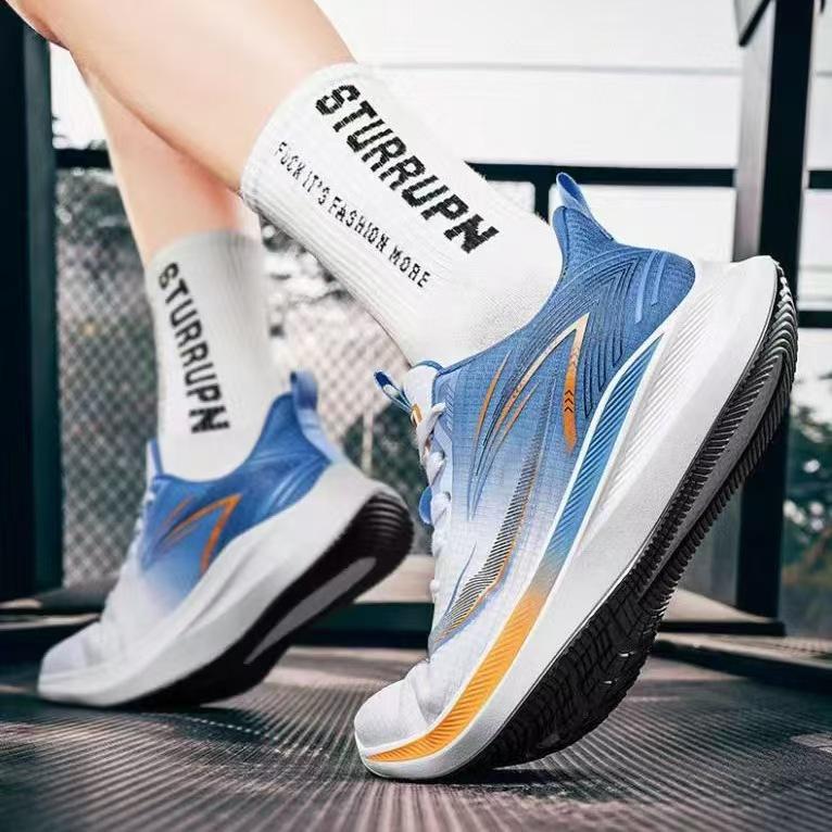 Кроссовки для бега Eva New Mesh Дышащие спортивные универсальные подростковые модные трендовые повседневные мужские туфли, подходящие по цвету