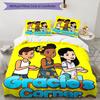 3pcs Gracie's Corner1 pattern bedding set duvet cover set includes duvet cover &pillowcases, perfect all season bedroom decoration & gift