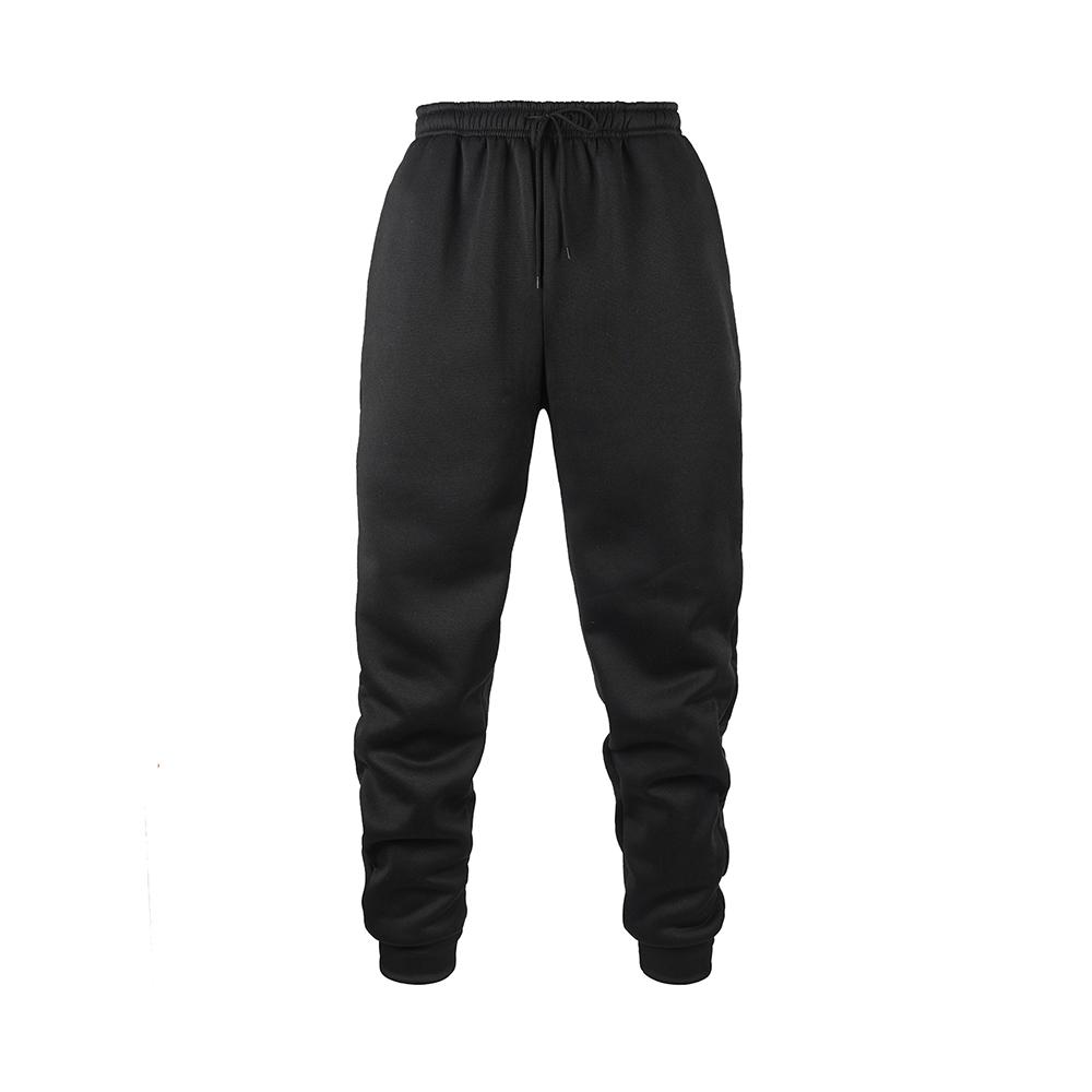 Mens Jogging Sports Pants Autumn Winter Sweatpants Men Sports Gym Trousers Fashion Solid Color Casual Long Pants