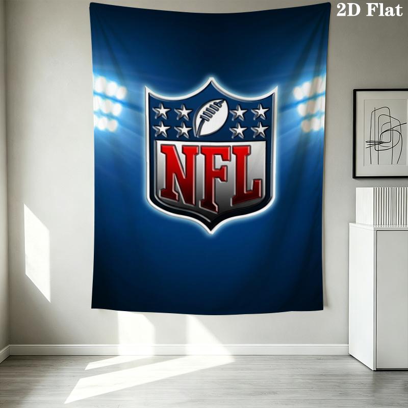 National Football League Wall Tapestry Aesthetic Wall Hanging Printed Fabric Blanket Decorative Tapestries For Bedroom Living Room Home Decor