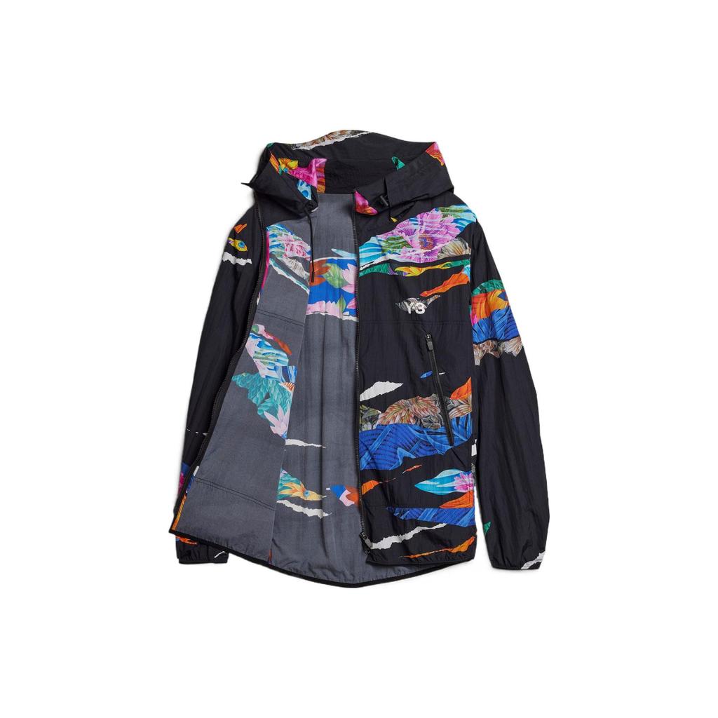 Y-3 Ss22 Color Block Pattern Foldable Jacket Men Jacket Black HG8851