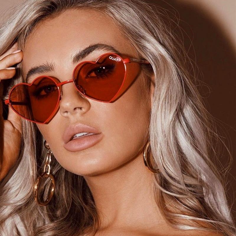 Солнцезащитные очки Quay Heartbreaker Женские UV400 Дизайнерские Модные Ретро Милые Очки для Женщин Сексуальные Солнечные Очки Женские