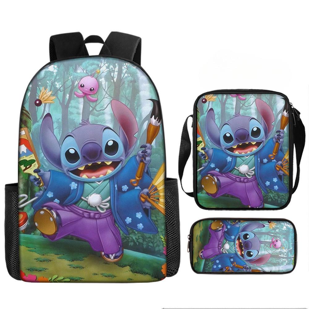 Школьный рюкзак Disney Стич из Оксфордской ткани, легкий, дышащий, для детей