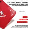 Auto Interior Perfume Pendant Air Freshener Hanging Perfume Emblem For Peugeot 206 308 307 208 207 3008 2008 508 407 301 406 408