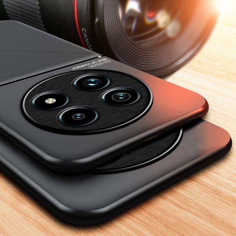 Текстурированный магнитный чехол для телефона OPPO Realme 13 Pro 13 ProPlus с полной защитой четырех углов, противоударный и устойчивый к падениям