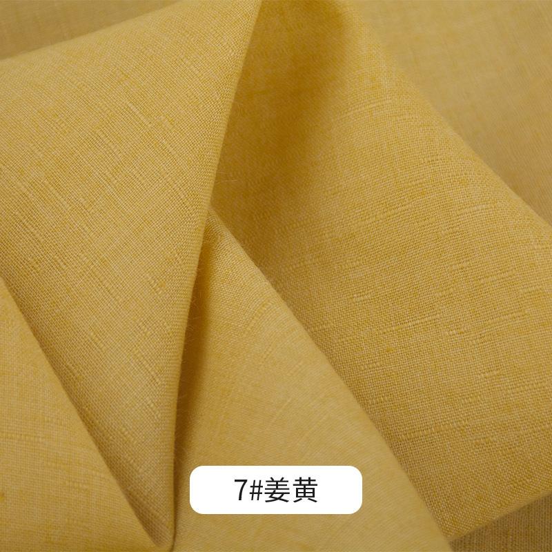 45x140см Однотонная Хлопково-Льняная Тонкая Ткань Ручной Работы Одежда Платье Бамбуковый Слаб DIY Шитье Платье Фон Материал для Рукоделия