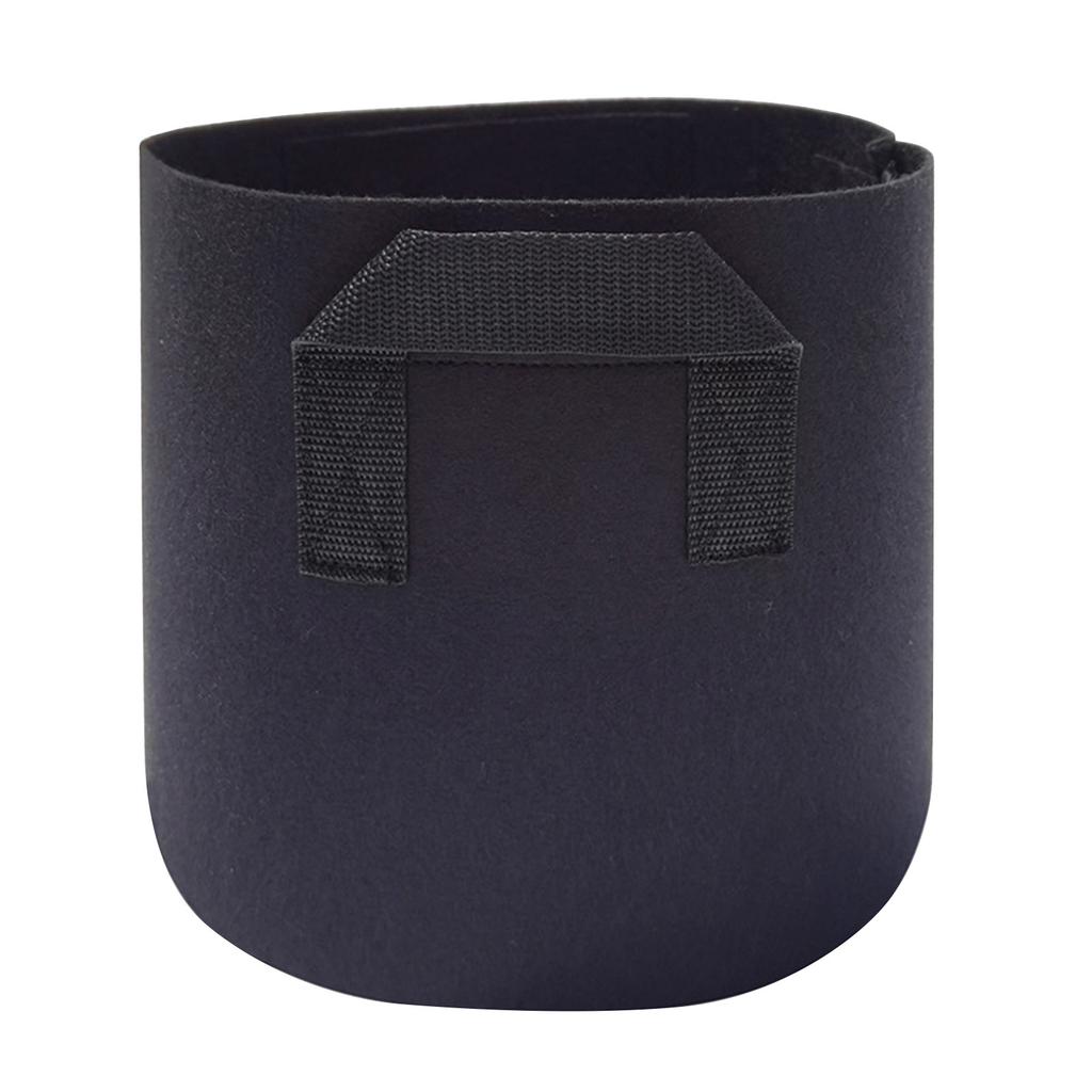 Тканевый мешок для посадки растений, плотный нетканый мешок для посадки растений, горшок для посадки растений, мешок для посадки с ручкой, мешок для посадки овощей, черный