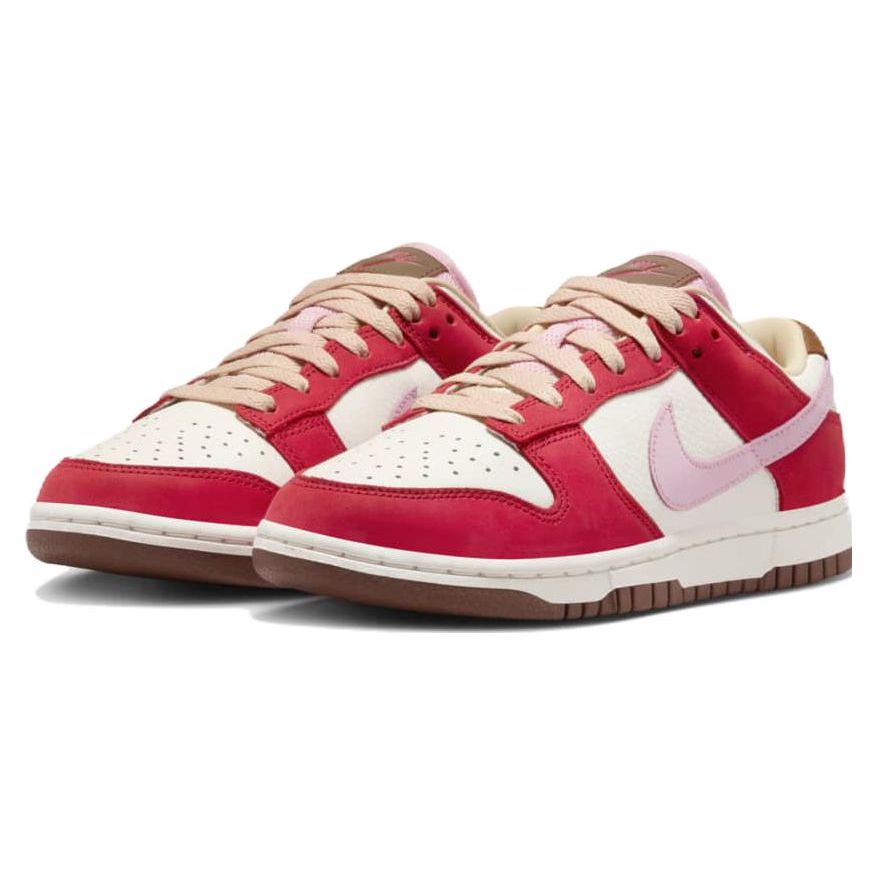 Nike Женские кроссовки Dunk Low Premium Bacon Red Sport-Red Sheen FB7910-600