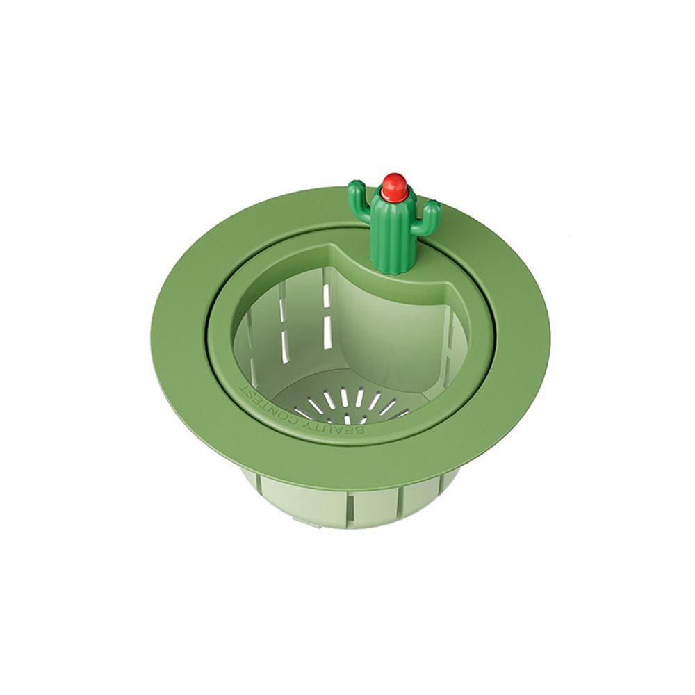 Anti-clogging Cactus Kitchen Sink Drain Strainer Leakage-proof Food Waste Catcher Sink Drain Basket Easy Cleaning With Washer