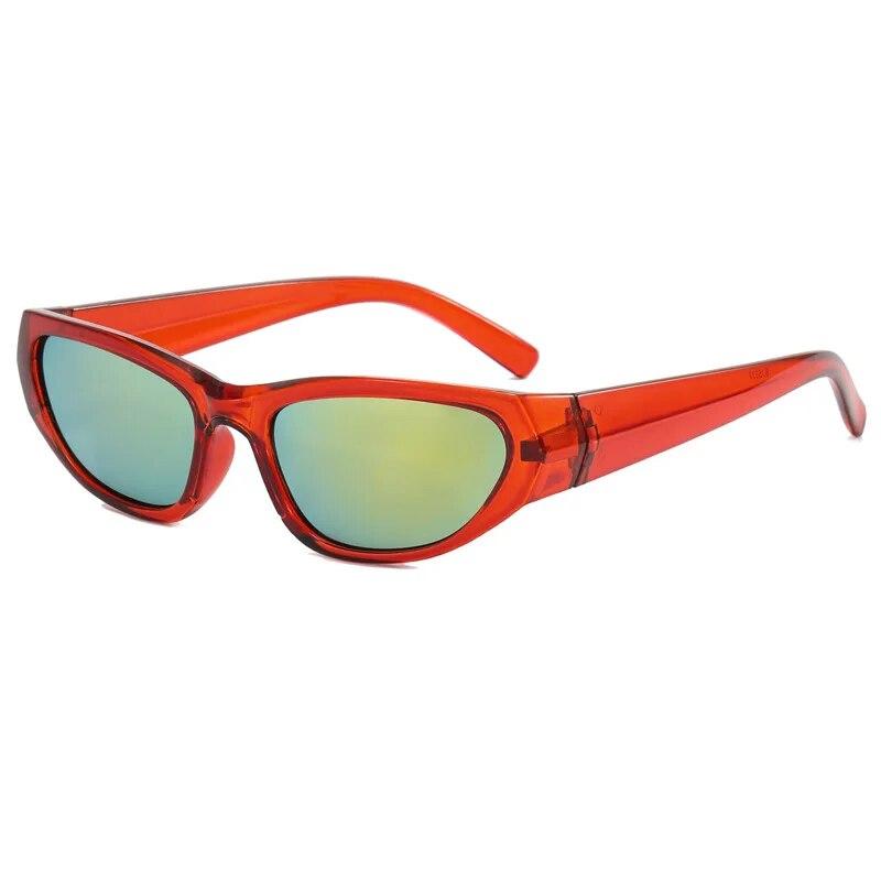 Popular Women's Sunglasses  Punk Sunglasses Unique Sports Sun Glasses Men UV400 Goggle Shades Mirror Colorful Y2k Eyewear