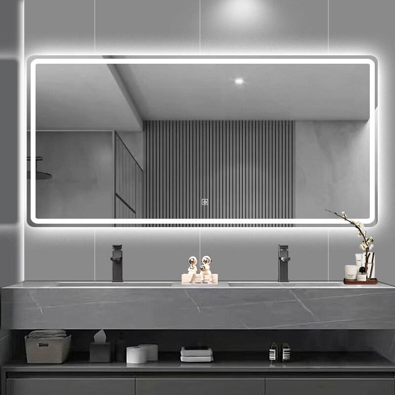 Wall-Mounted LED Bathroom Mirror