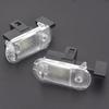 2Pcs White LED Glove Box Light Luggage Lamp For VW Bora Jetta Golf MK4 Variant Caddy Passat B5 B5.5 Touareg Touran