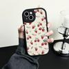 Чехол для телефона Ins Клубника Для iPhone 17 16 14 13 12 11 Pro Max Чехол Для iPhone 16 15 Pro Ударопрочный Защитный Чехол от Падения