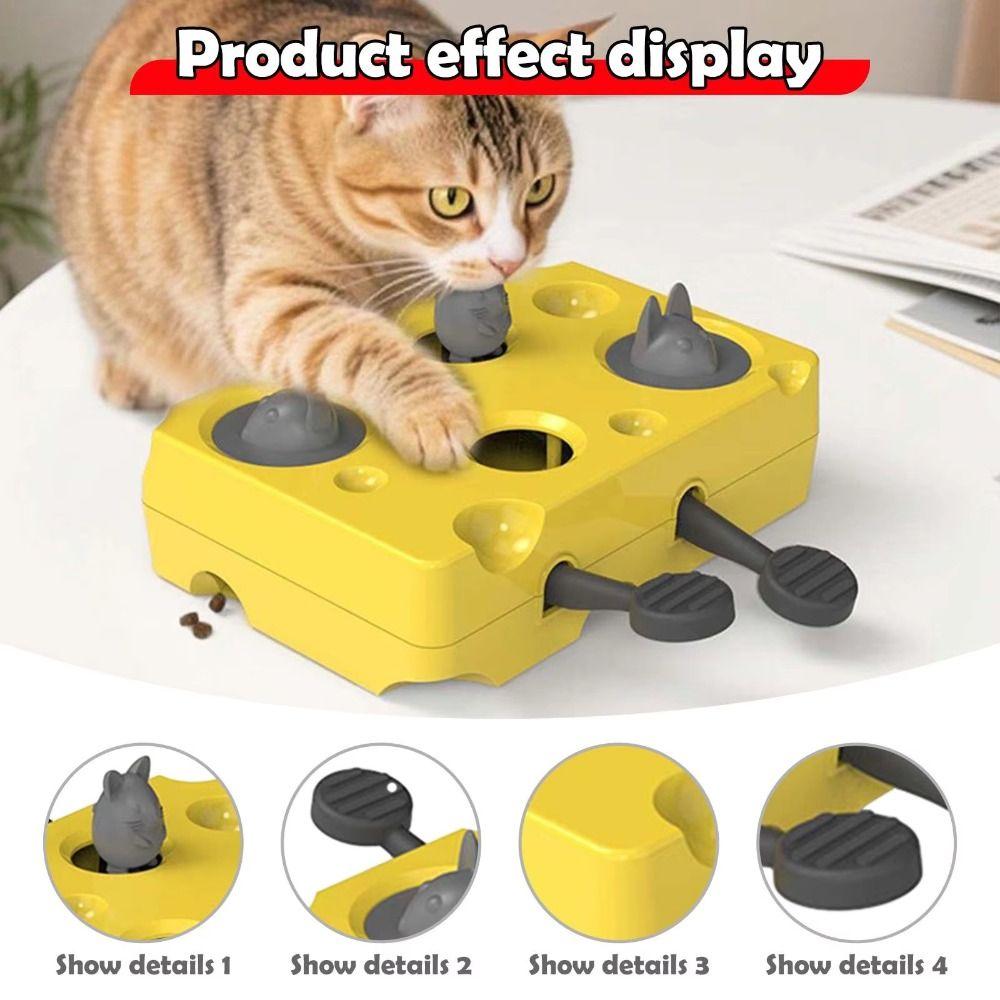 Mental Stimulation Cats Feeder Puzzle Toy Slow Feeding Food Dispenser  Pet Training