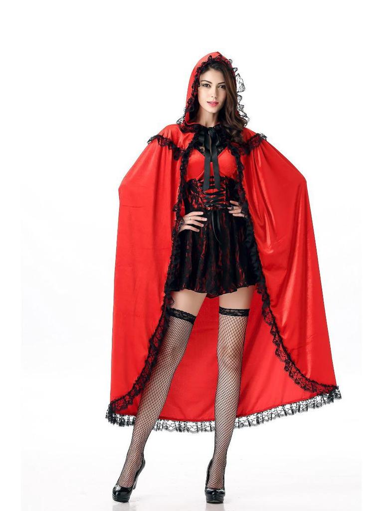 Костюм принцессы, замок королевы, косплей Красной Шапочки на Хэллоуин и Рождество