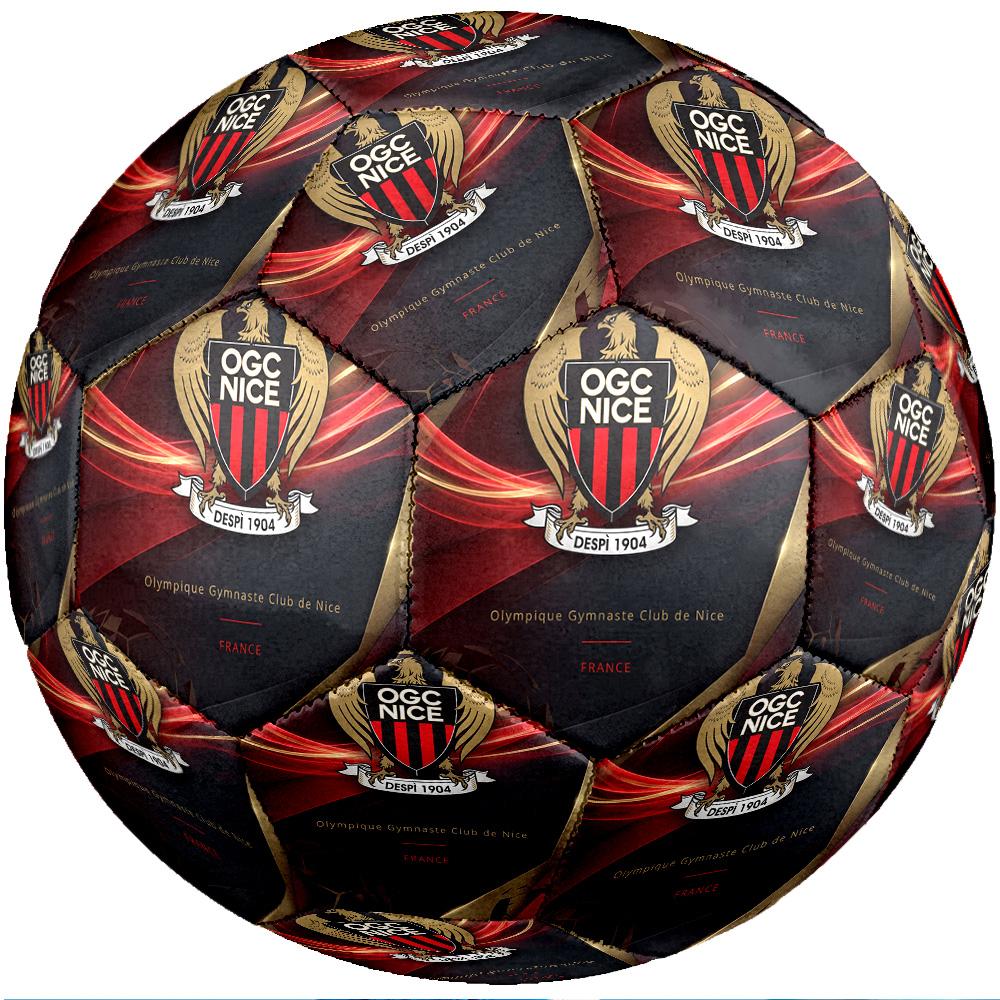 Футбольный мяч OGC Nice FC, размер 5, стандартный, прочный, для тренировок и матчей, для взрослых, для занятий спортом на открытом воздухе