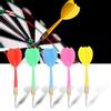 15Pcs Set Needle Tip Darts Barrel Colourful Darts Dart Red Yellow+Green Purple  Blue