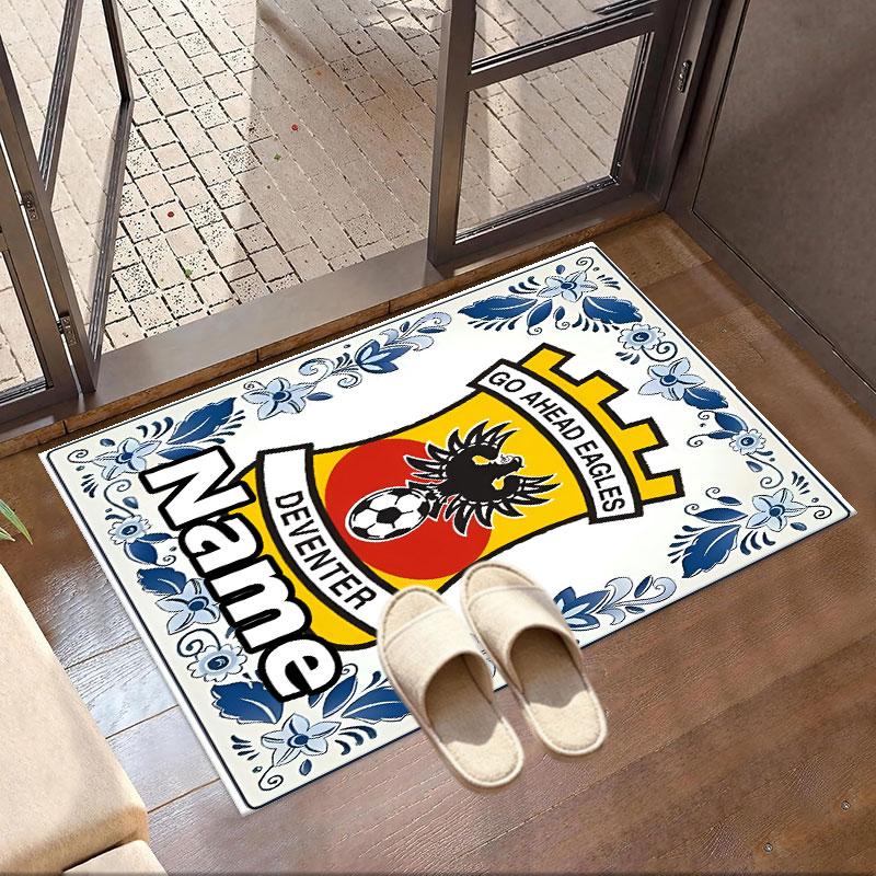 Custom Name Personalized Go Ahead Eagles Print Carpet, Versatile Home Decor Rug, for Playroom, Apartment, Balcony, Entryway, Hallway Gift