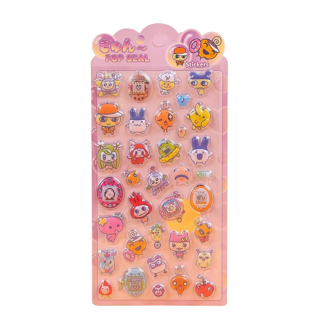 2026Hot 3D Relief Hollow Stickers - Cute Cartoon Anime Decals Waterproof for Kids Laptop Decor & Anime Fans Gift Presents