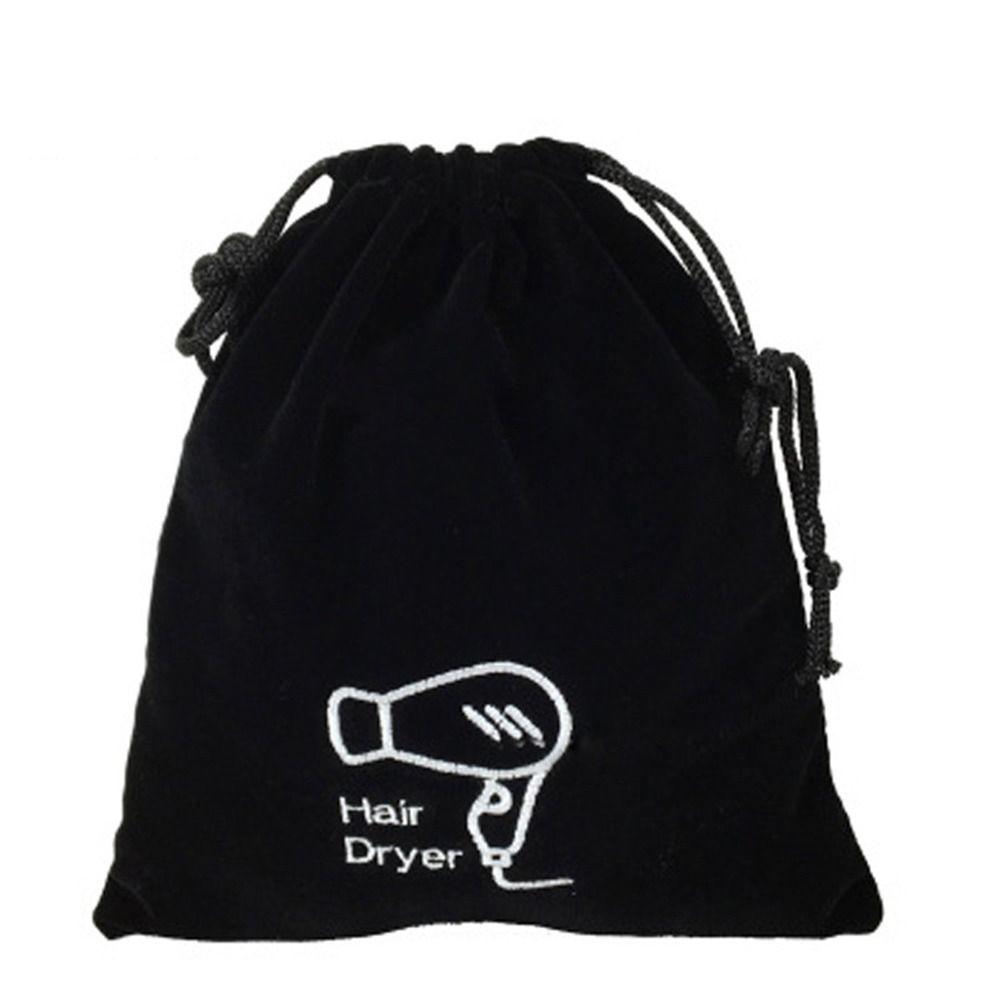 Bag Velvet Bag for Jewellery Hair Dryer Drawstring Bag Hair Dryer Pouch Travel Toiletry Carry Pouch