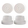 2Pack Pool Ladder Rubber Stopper for 1.9Inch Ladder Tubing for Swimming Pool Liner Ladder Foot Cover Replacement
