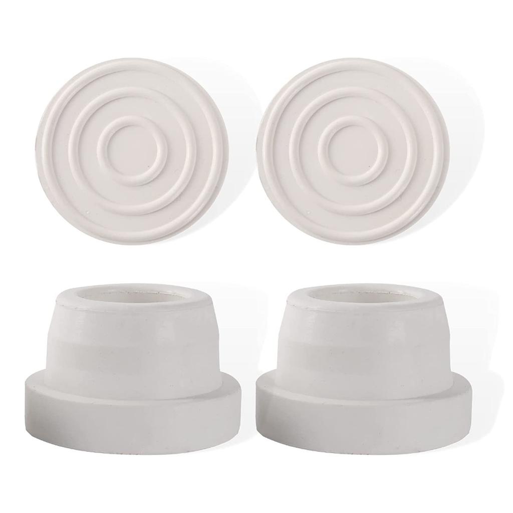 2Pack Pool Ladder Rubber Stopper for 1.9Inch Ladder Tubing for Swimming Pool Liner Ladder Foot Cover Replacement