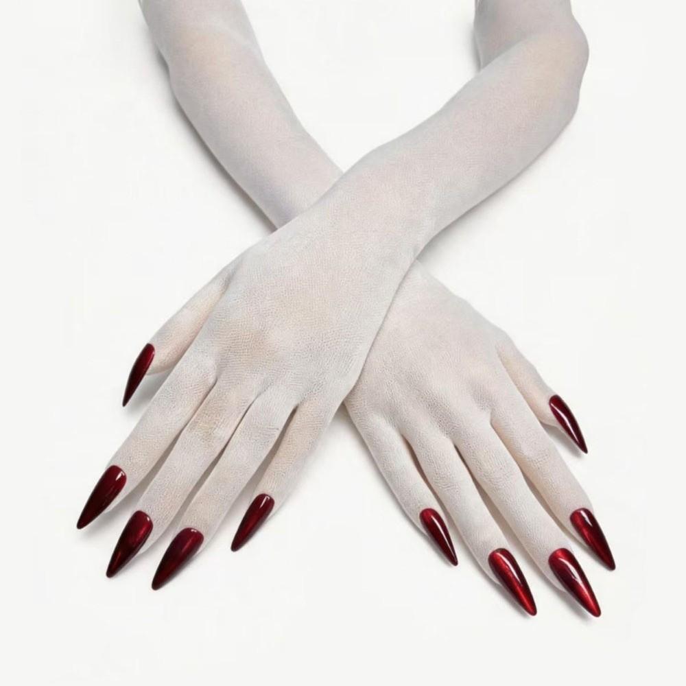Lightweight Halloween Dress Gloves Breathable Ultra-Thin Gloves Gift Cosplay Gloves Prom