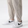 High twist wrinkle resistant cotton toe binding men's sports pants, loose tapered casual pants