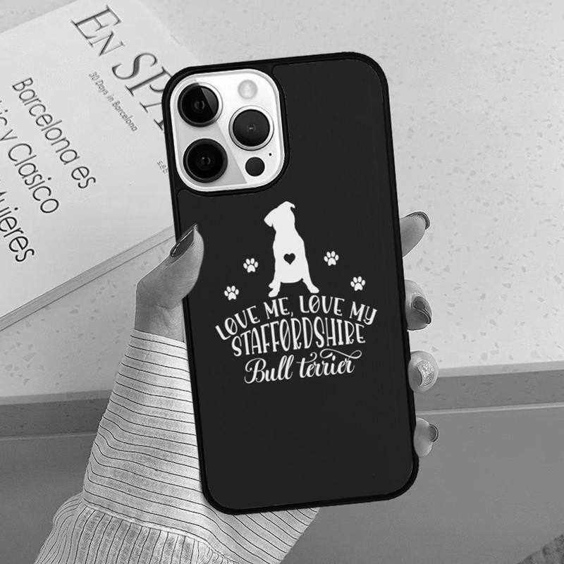 American Staffordshire Terrier Phone Case cover For iPhone 17 Air 15 16 16e 14 13 12 11 Pro Max Coque For Apple PLUS fundas